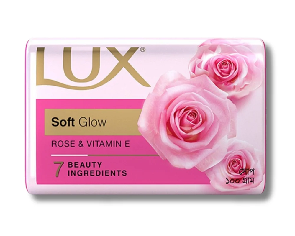 LUX Soft Glow Soap 100gm (Buy3 Save 55 tk)