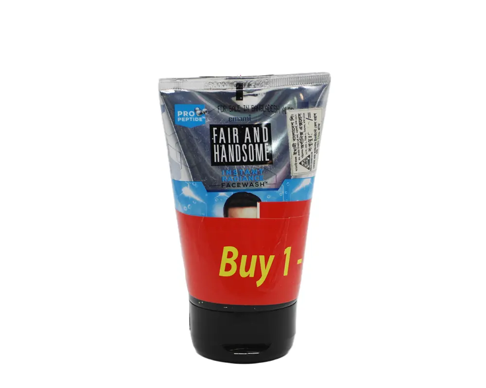 Emami Fair & Handsome Face Wash 100gm (Buy1 Get50ml Face Wash Free)