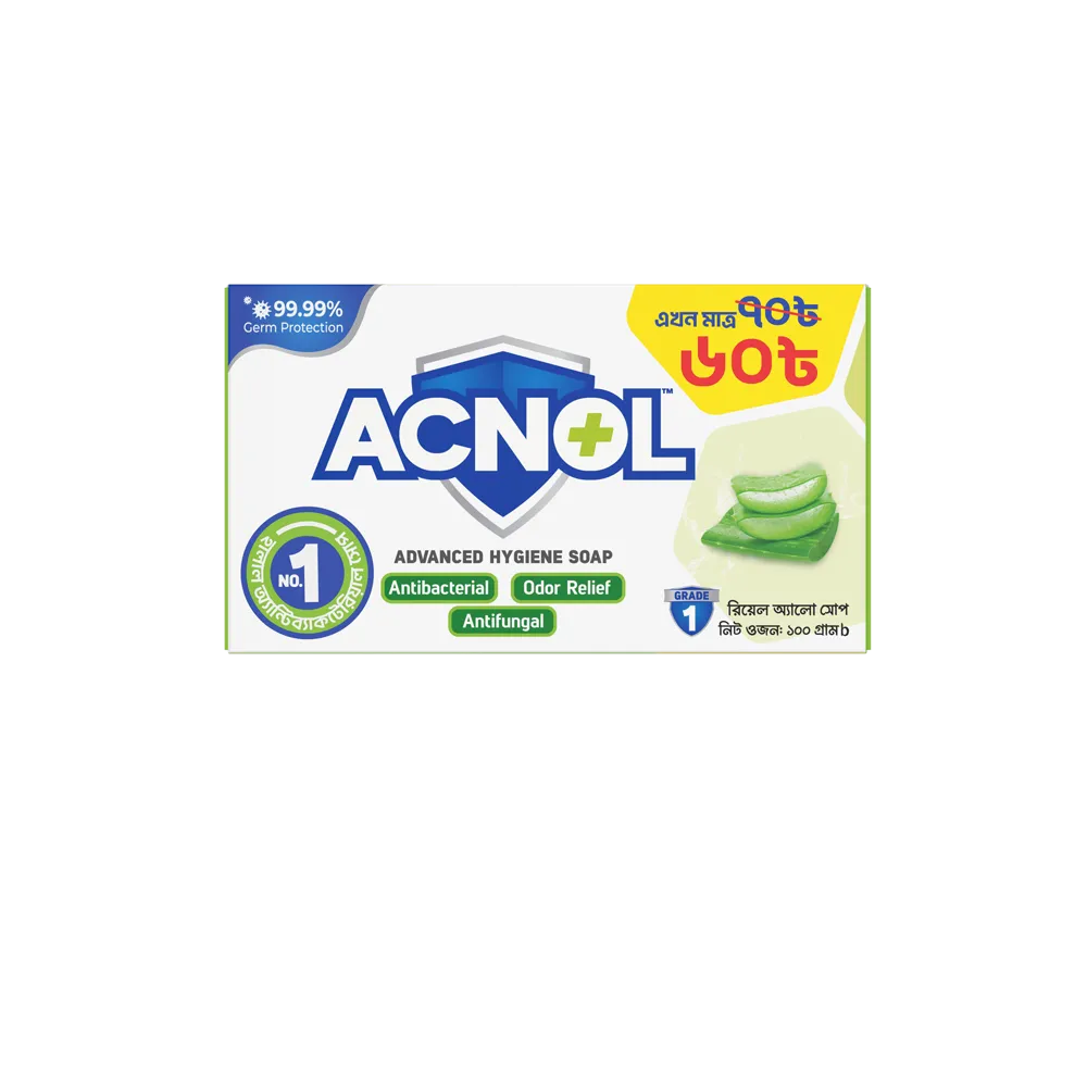 ACNOL Real Aloe Multifunctional Hygiene Soap 100gm
