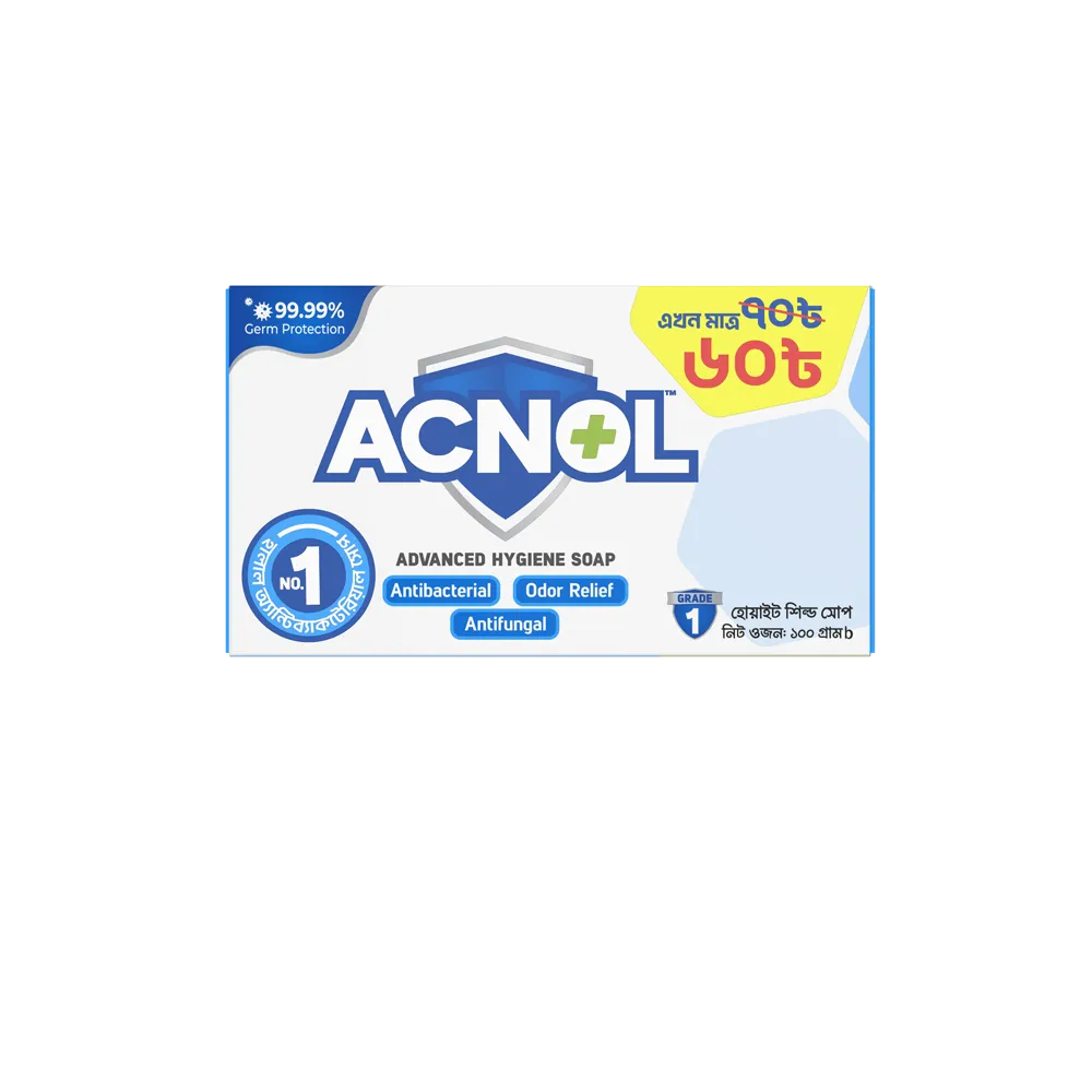 ACNOL White Shield Multifunctional Hygiene Soap 100gm