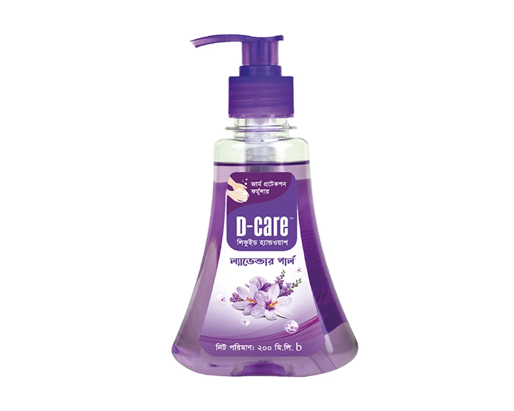 D-Care Hand Wash Lavender Pearl 200ml (Buy1 Get180ml R. Free)