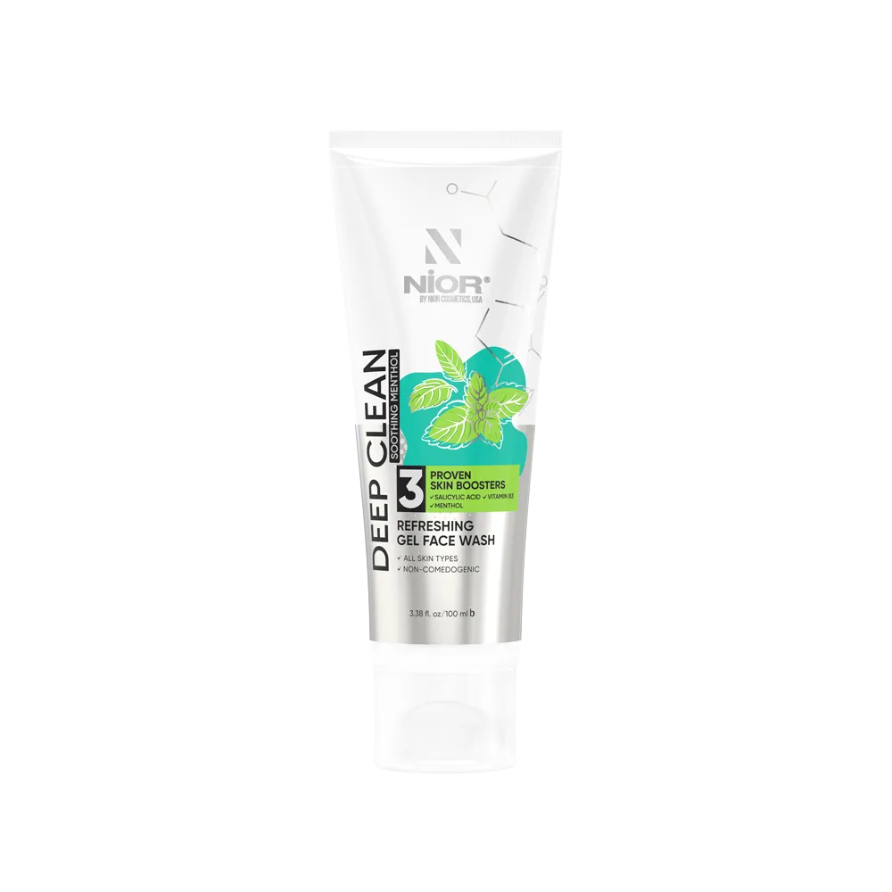 NIOR Deep Clean Soothing Menthol Face Wash 100ml