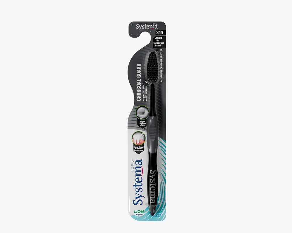 Lion Systema Charcoal Guard Tooth Brush