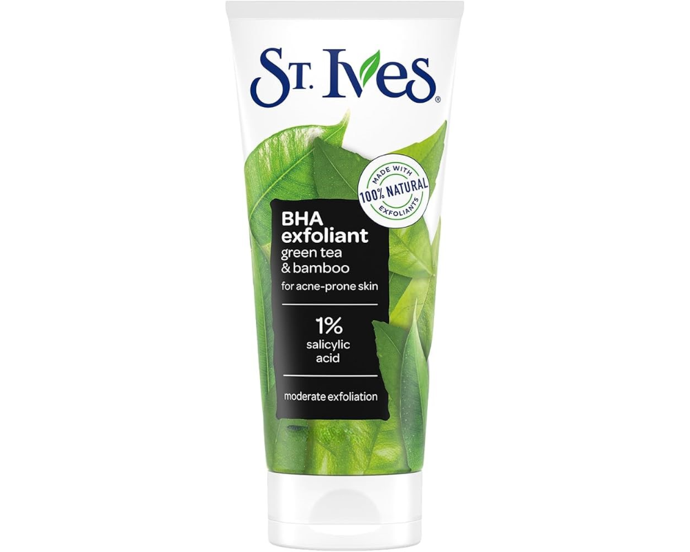 ST. Ives Blackhead Green Tea & Bamboo Scrub 50gm (Thailand)