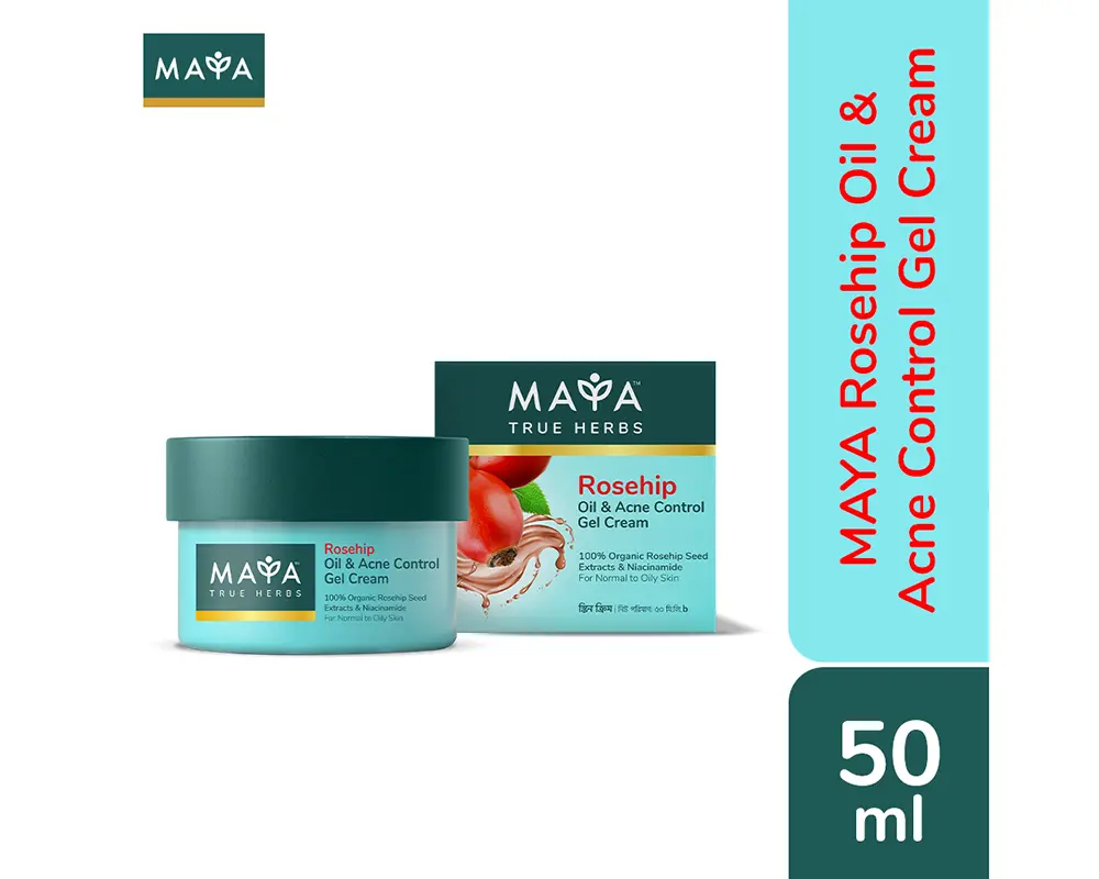 Maya Rosehip Oil & Acne Control Gel Cream 50ml