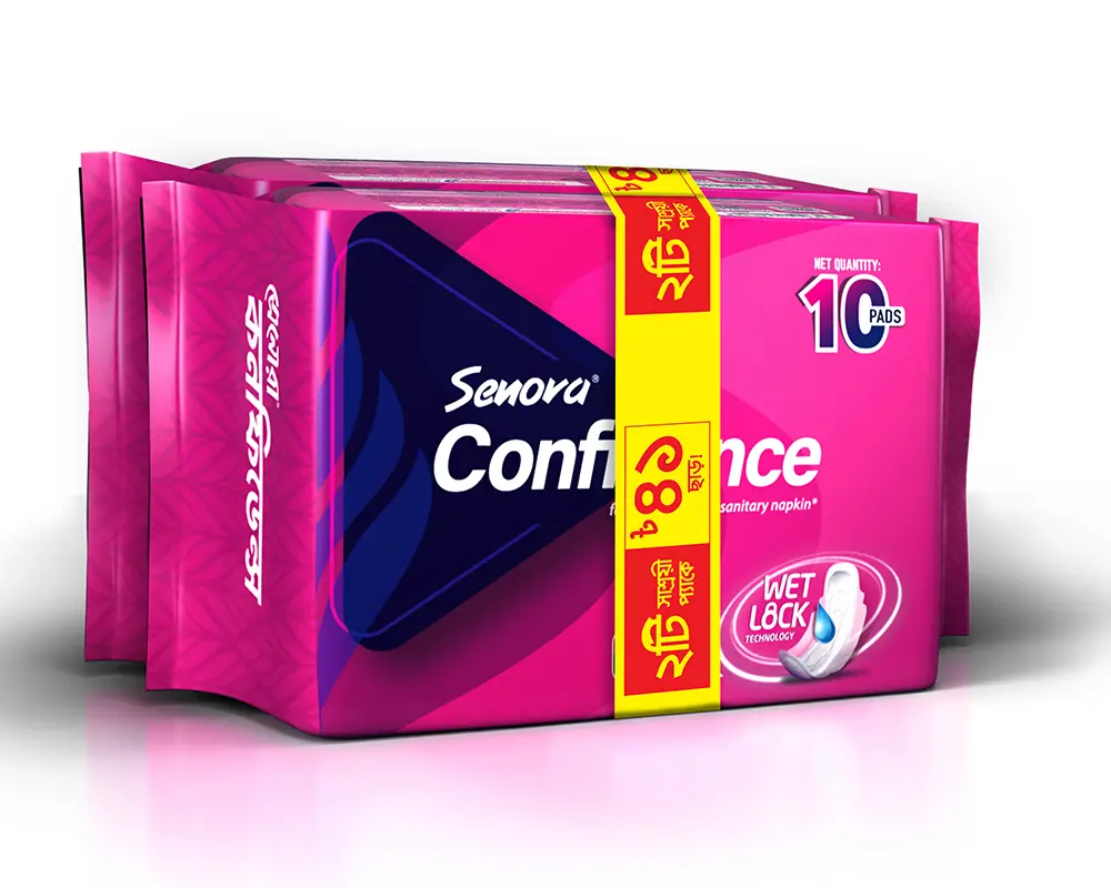 Senora Confidence 10 Pads(Buy2 Save tk.41/-)