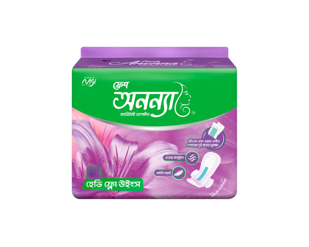 Fresh Anonna Sanitary Napkin Heavy Flow 15Pads (Buy1 Get8Pads Free)