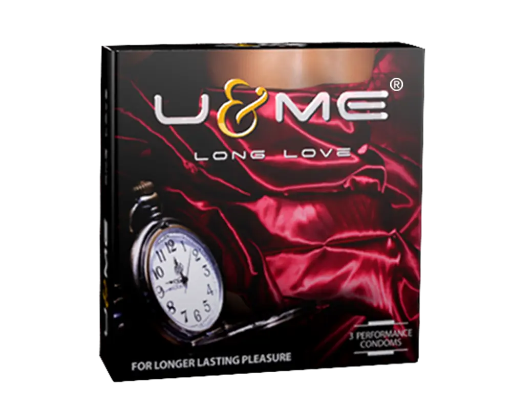 U&Me Long Love Condom 3Pcs