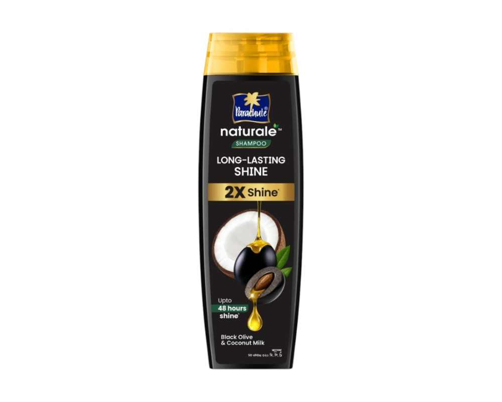 Parachute Naturale Long-Lasting Shine Shampoo 320ml (Buy1 Get100ml H. Oil Free)