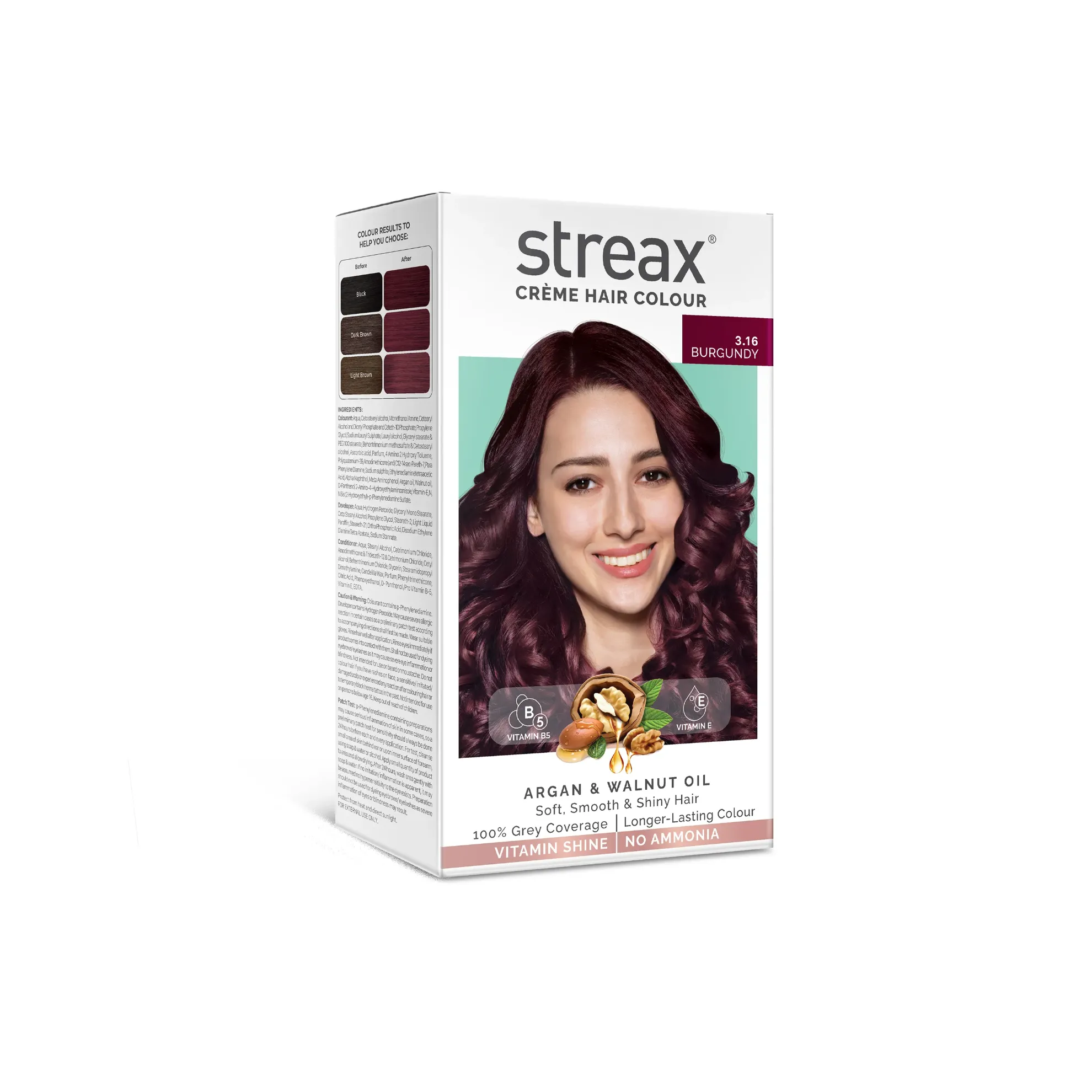 Streax Hair Color Burgundy 140ml (India)