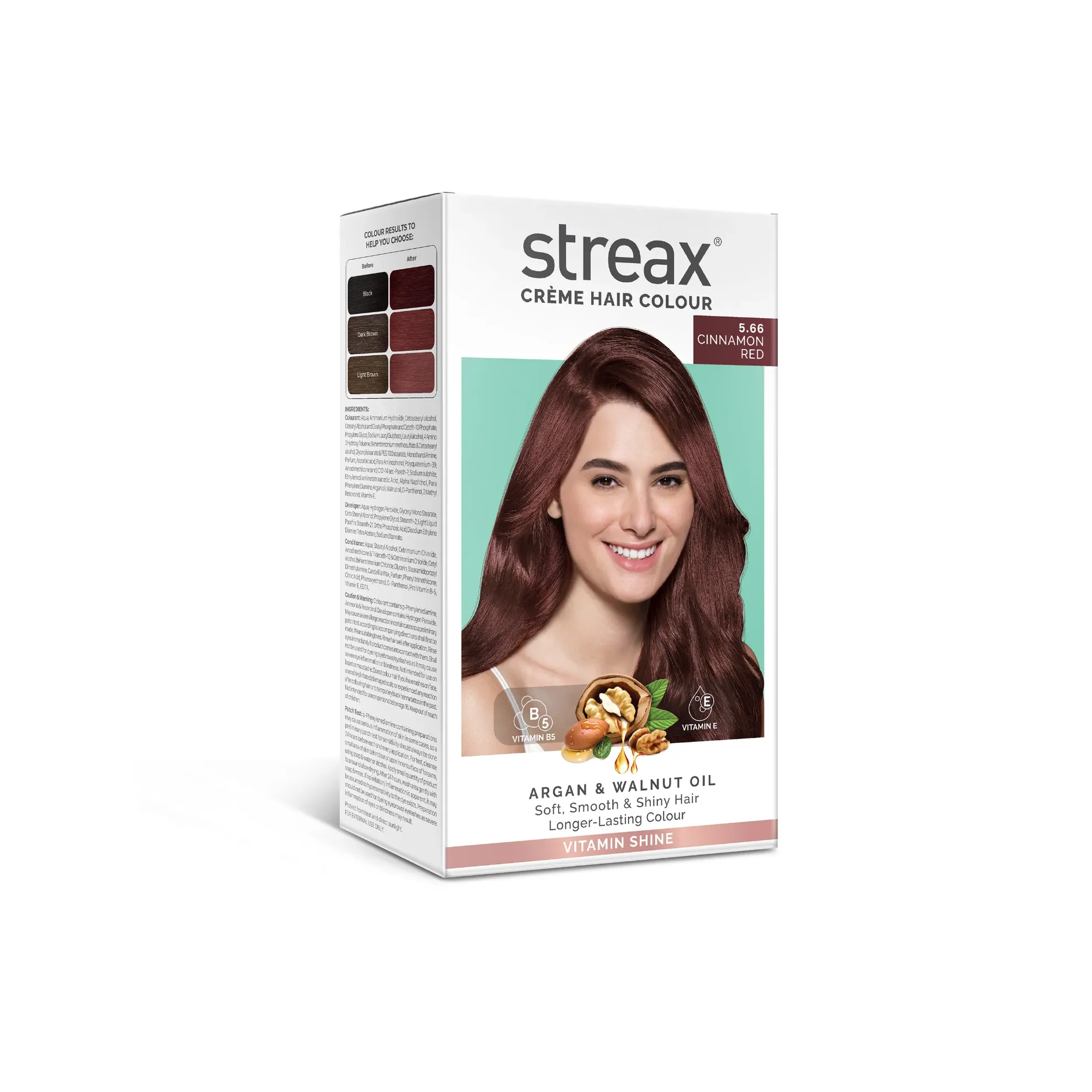 Streax Hair Color Cinnamon Red 140ml (India)