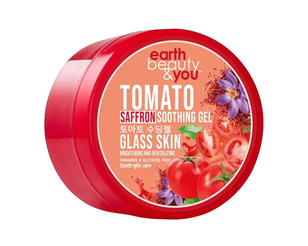 Earth Beauty & You Tomato Saffron Soothing Gel Glass Skin 250ml