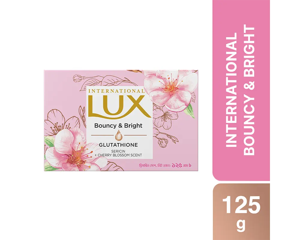 LUX Bouncy & Bright Soap 125gm
