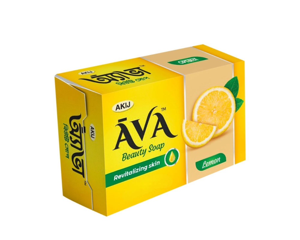 Akij Ava Beauty Soap Revitalizing Skin Lemon 100gm