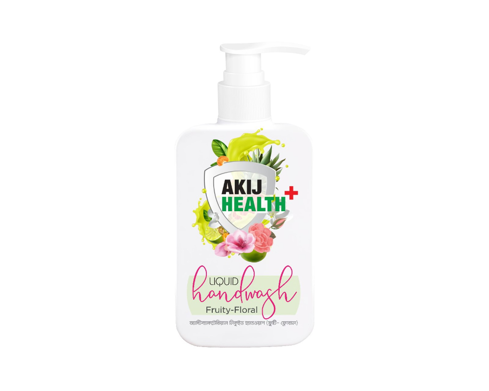 Akij Health Plus Fruity Floral Liquid Handwash 200ml