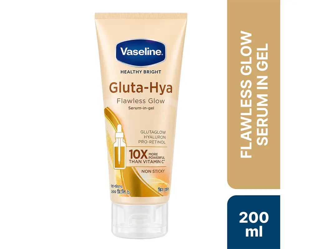 Vaseline Gluta Hya Flawless Glow Serum in Gel 200ml