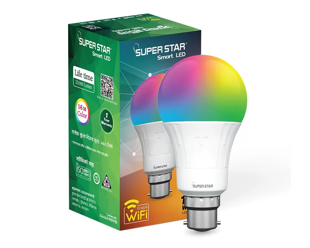 Super Star AC Led Wifi 12W Bulb Pin