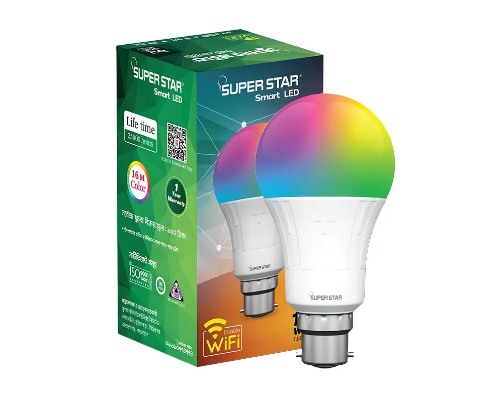 Super Star AC Led Wifi 12W Bulb Patch