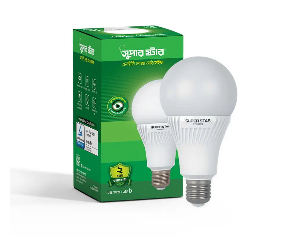 Super Star AC LED Eye Safe 12W Bulb Patch
