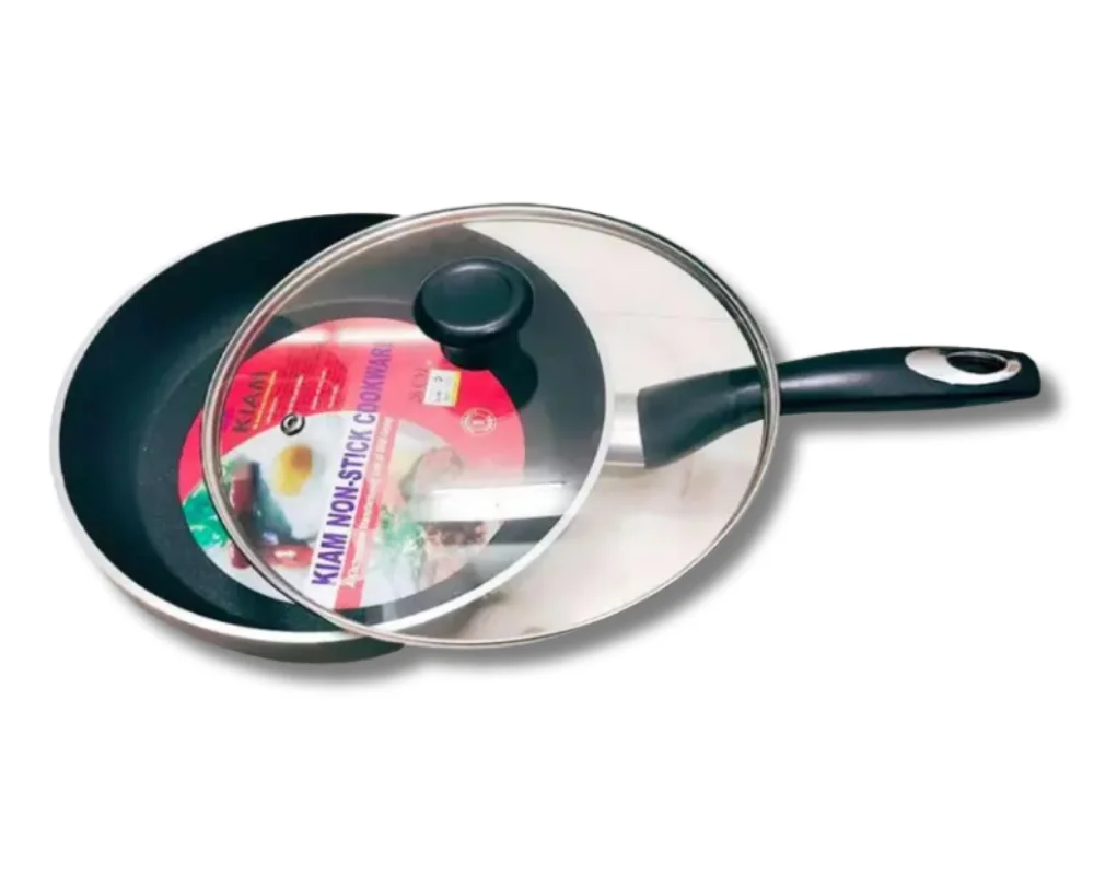 Non Stick Frypan With Glass Lid 24cm