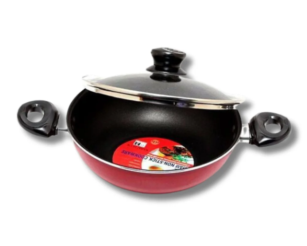 Non Stick Karai With Glass Lid 24.5cm