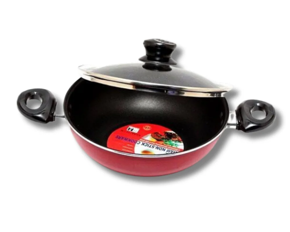 Non Stick Karai With Glass Lid 30.5cm