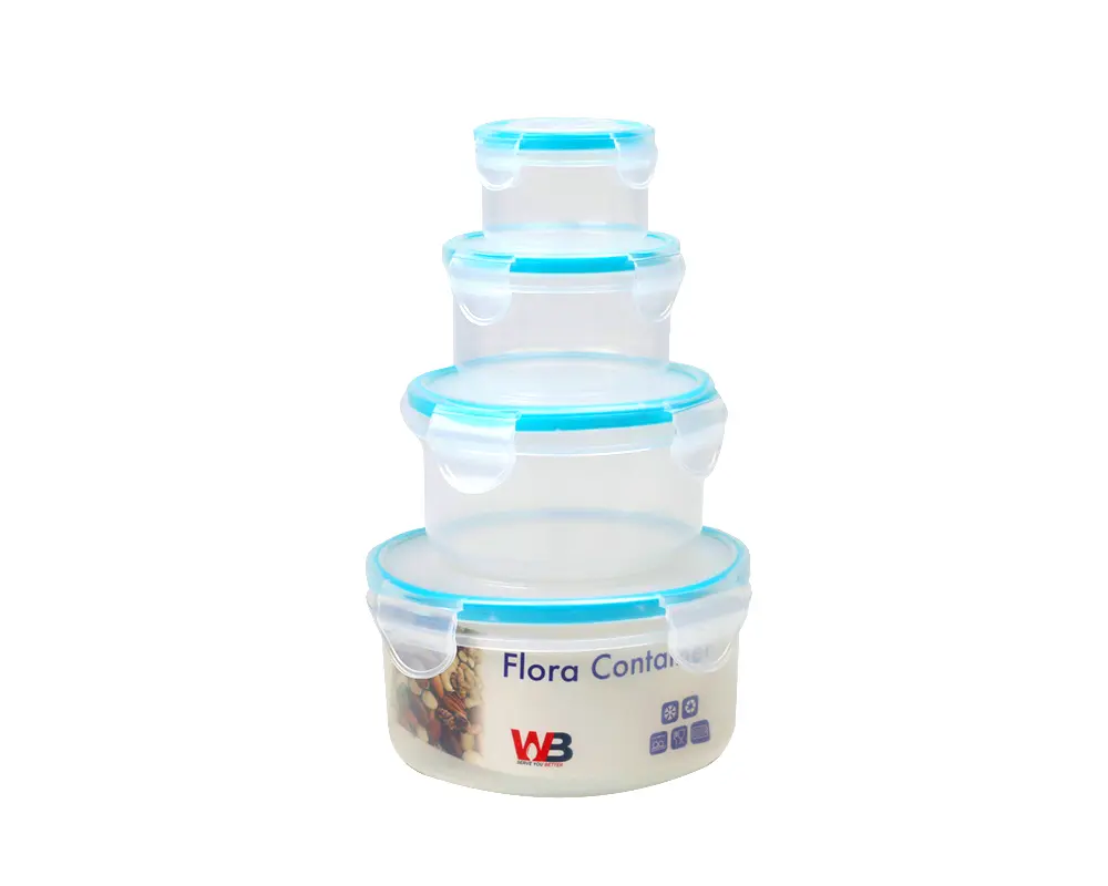 WB Storage Container 4Pcs Set RND