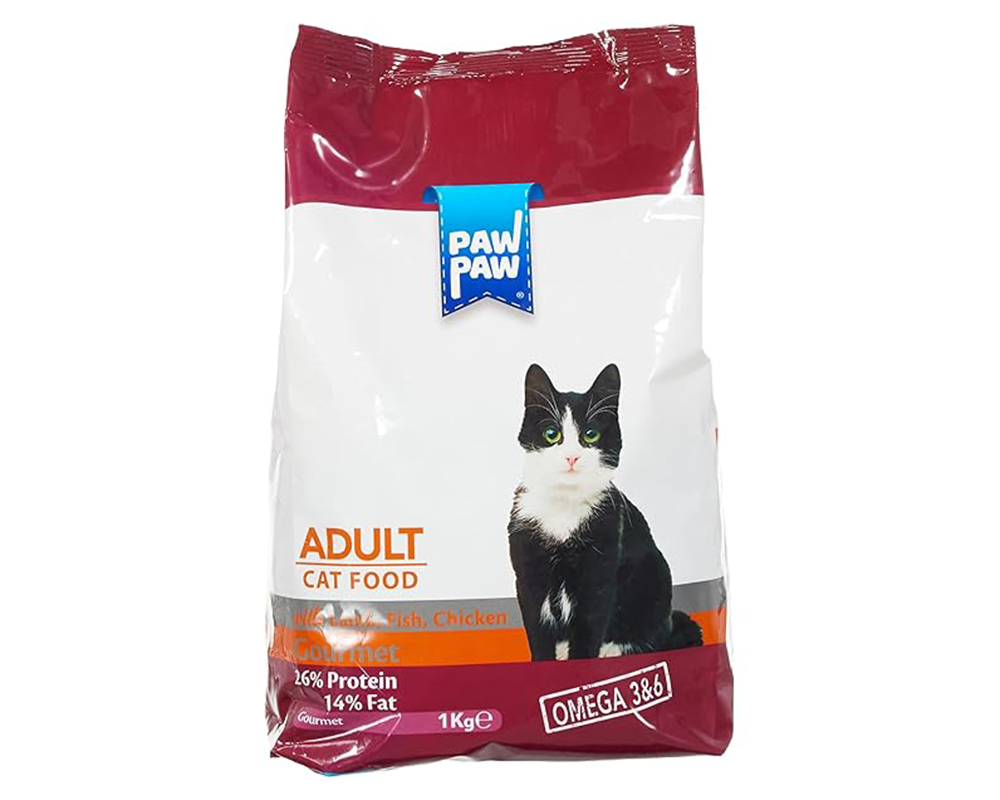 Paw Paw Adult Cat Food Chicken 1kg TR